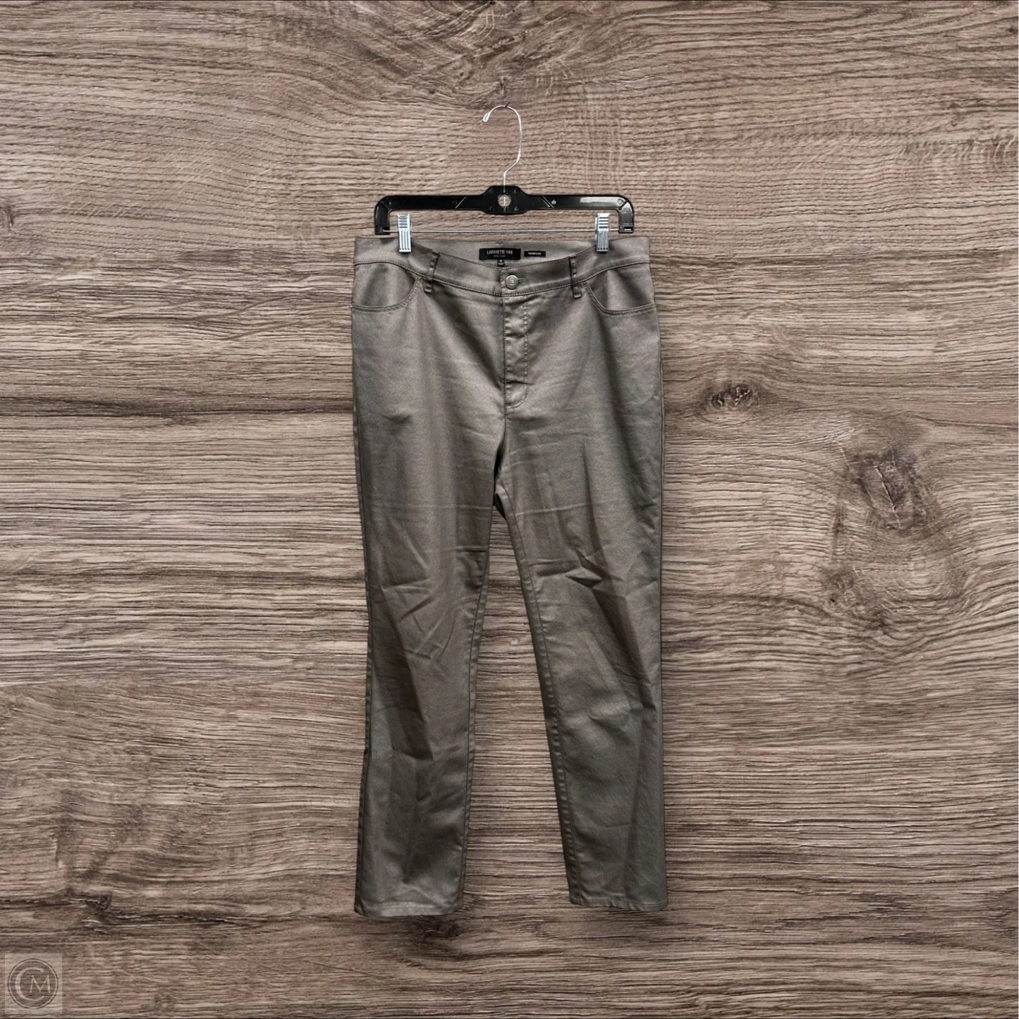 Jeans Designer By Lafayette 148 In Grey, Size: 12