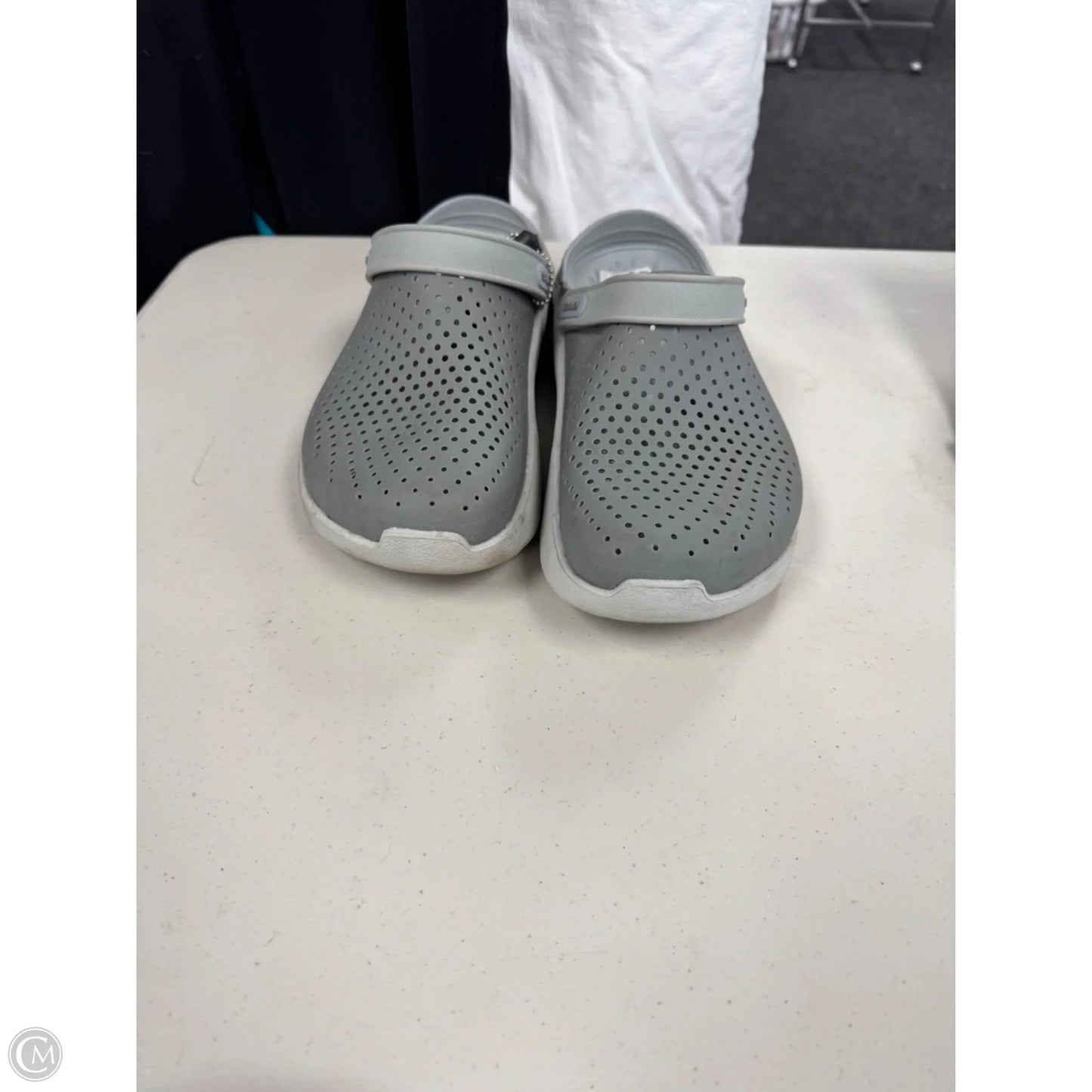 Sandals Sport By Crocs In Grey, Size: 11