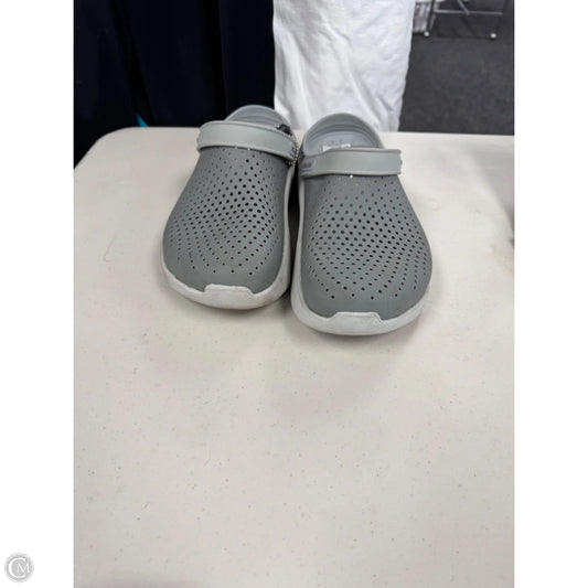 Sandals Sport By Crocs In Grey, Size: 11