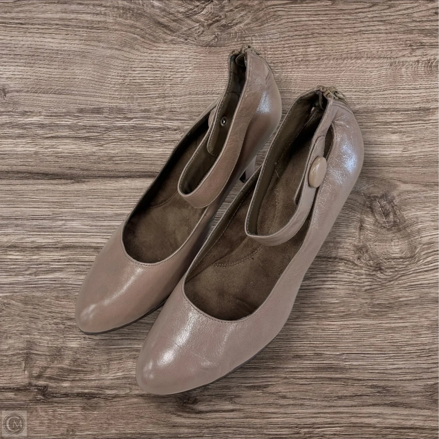 Shoes Heels Block By Aerosoles In Taupe, Size: 10