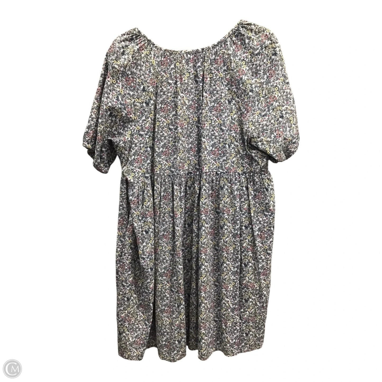 Dress Casual Short By Loft In Blue & Pink, Size: Xl