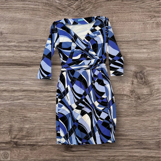 Dress Casual Short By J Mclaughlin In Blue & White, Size: Xs