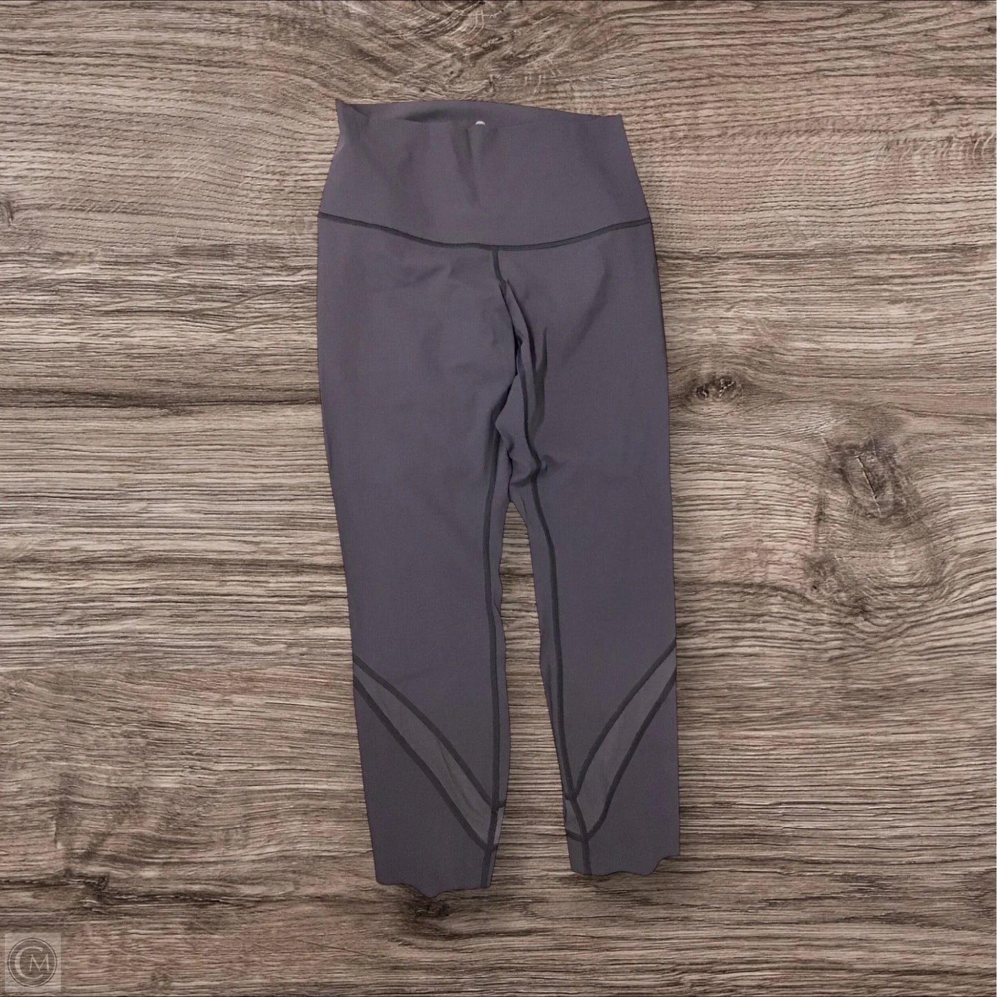 Athletic Leggings Capris By Lululemon In Grey, Size: 8