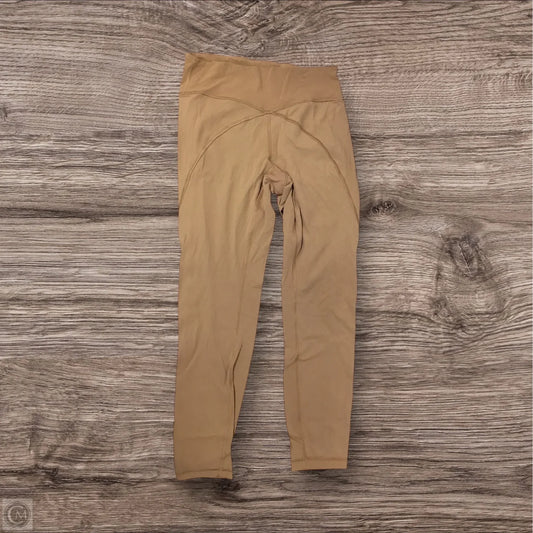 Athletic Leggings By Lululemon In Tan, Size: 8