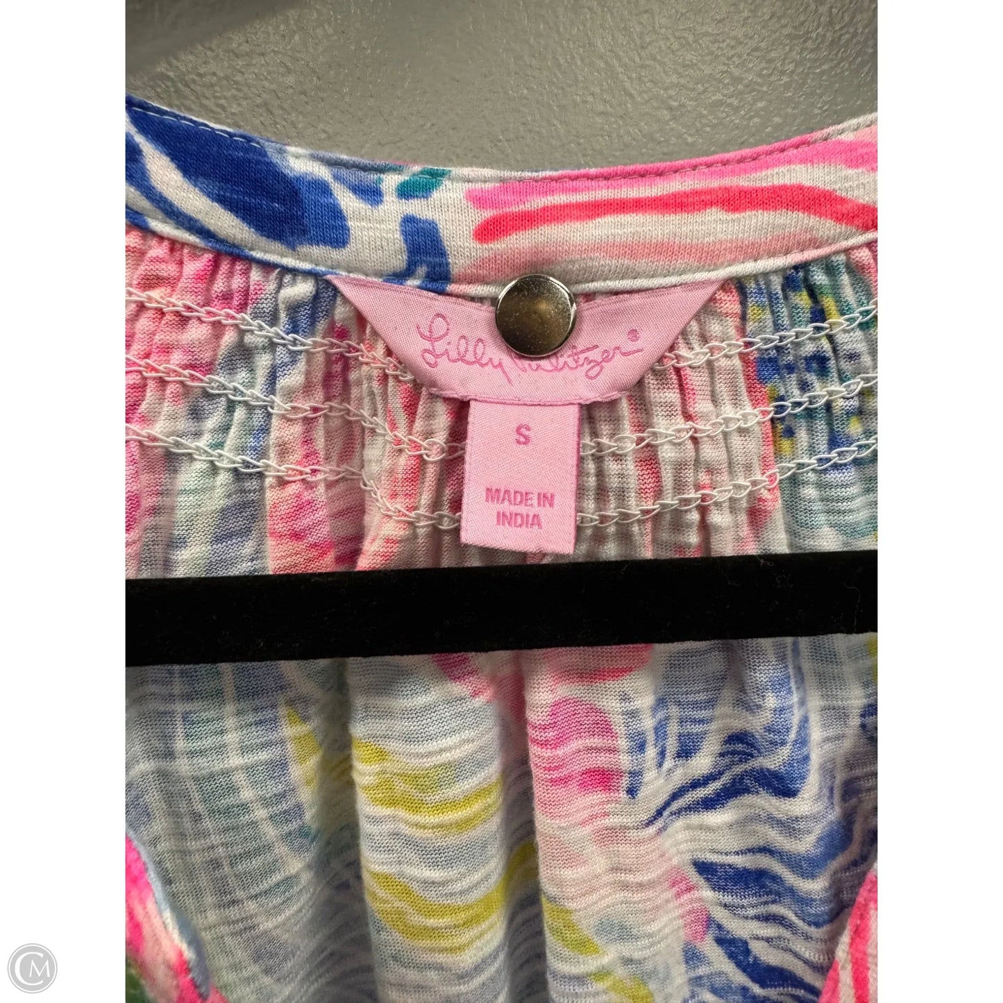 Dress Designer By Lilly Pulitzer In Blue & Pink, Size: S