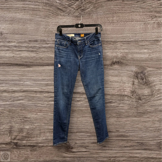 Jeans Skinny By Pilcro In Blue Denim, Size: 6