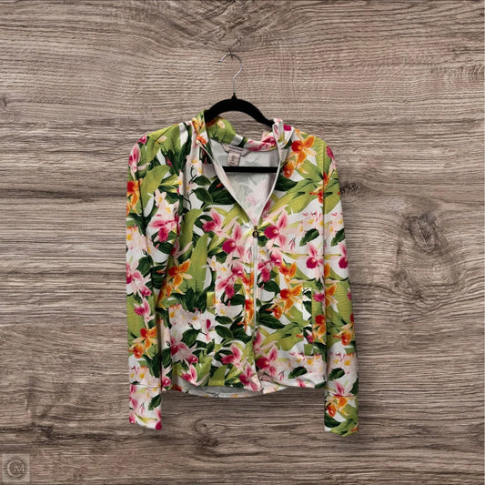 Jacket Other By Tommy Bahama In Tropical Print, Size: L