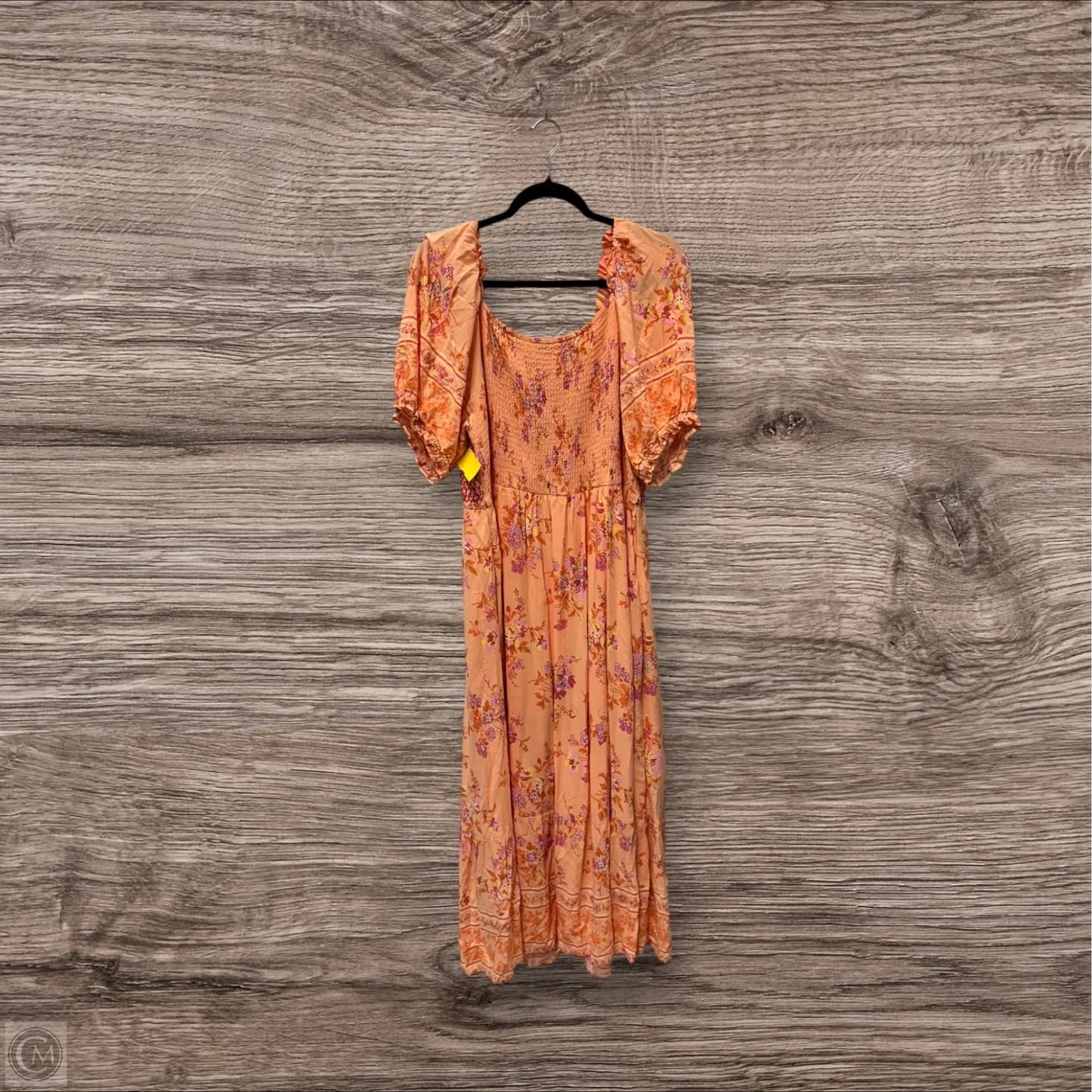 Dress Casual Maxi By Clothes Mentor In Orange & Pink, Size: 2x