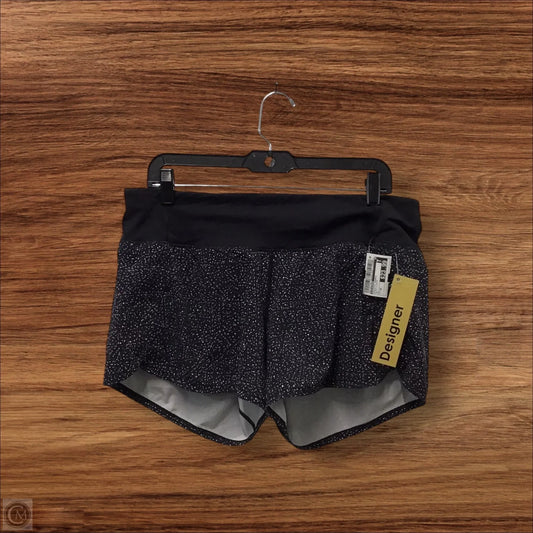Athletic Shorts By Lululemon In Black & White, Size: 10