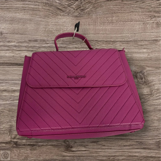 Crossbody Designer By Karl Lagerfeld, Size: Large