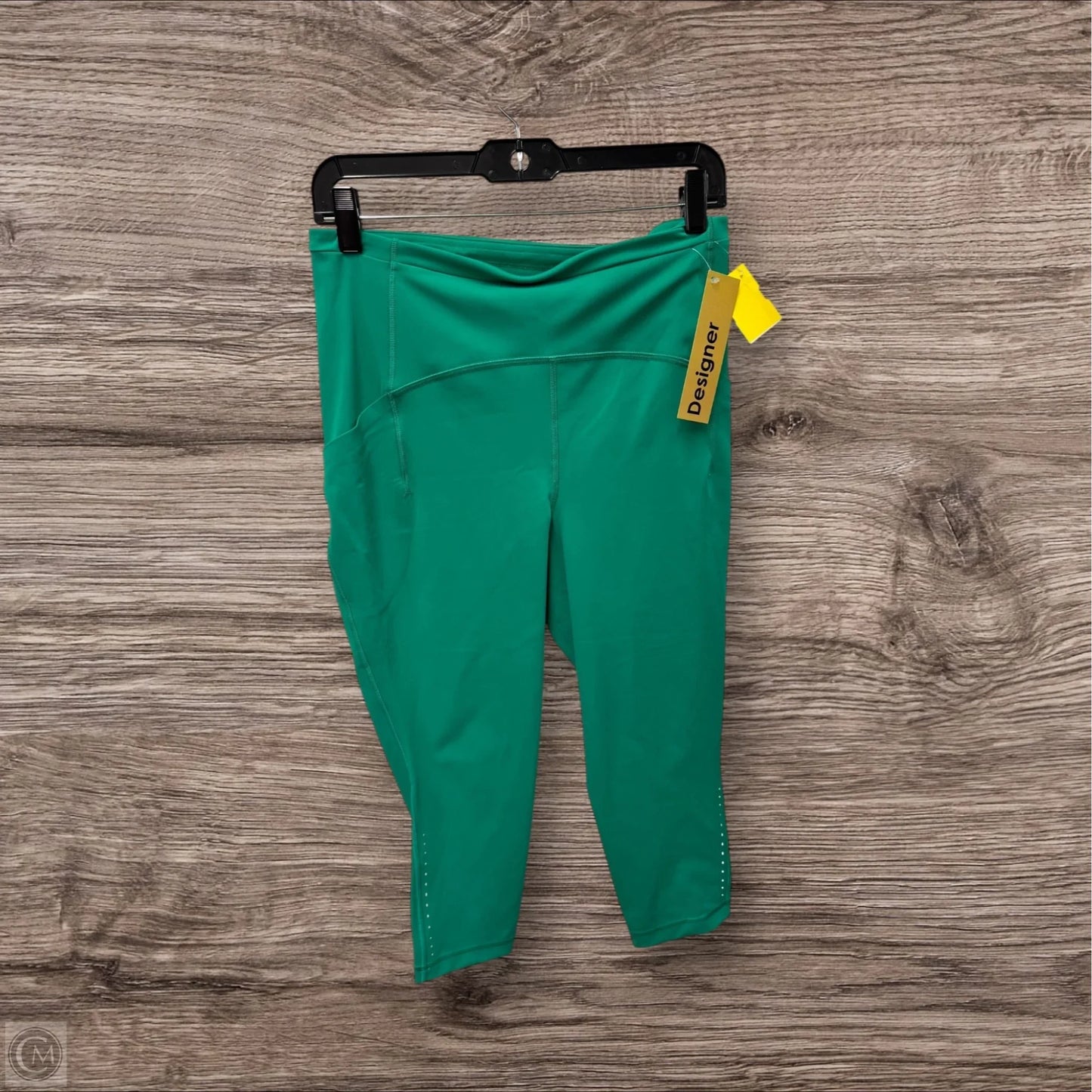 Athletic Leggings Capris By Lululemon In Green, Size: 10