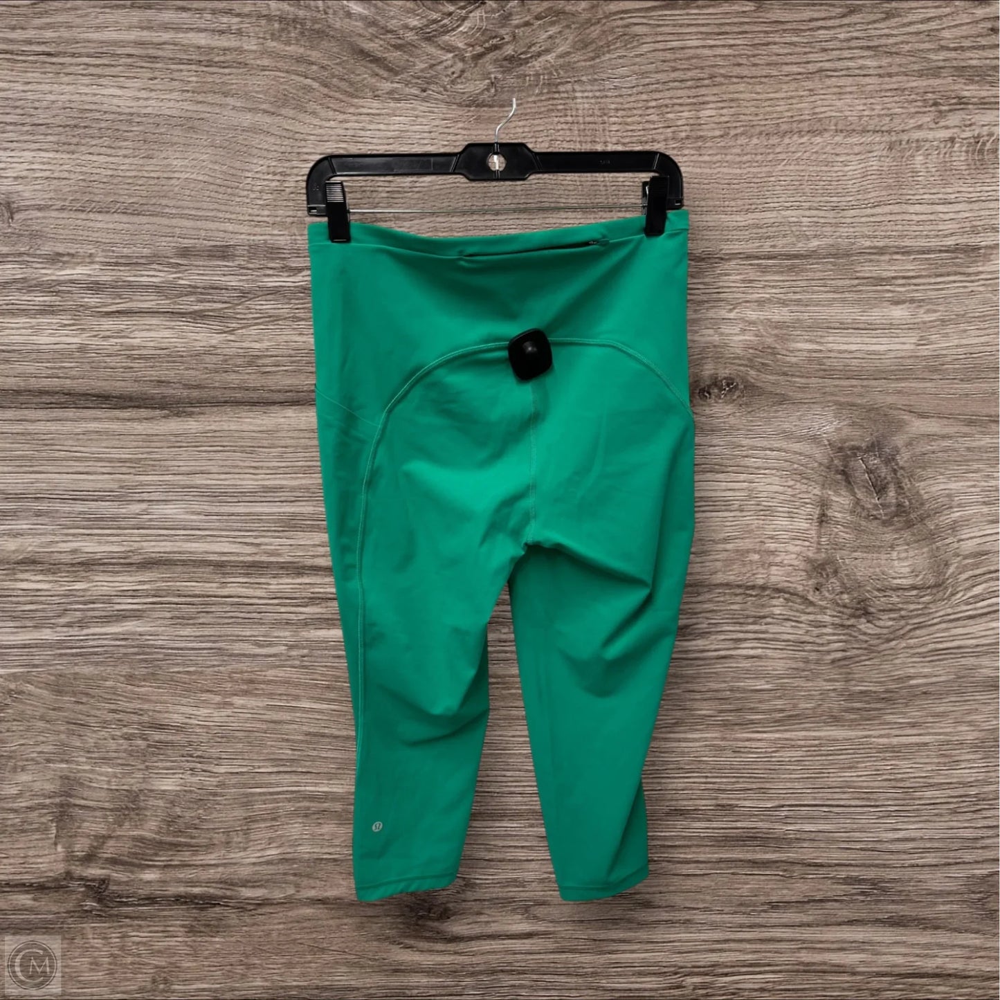 Athletic Leggings Capris By Lululemon In Green, Size: 10