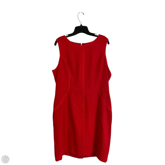 Dress Casual Midi By Limited In Orange, Size: 16