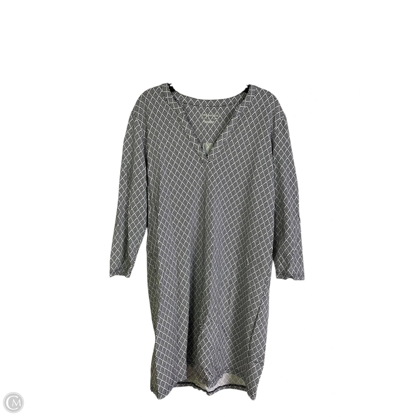 Dress Casual Short By Southern Tide In Blue & White, Size: L
