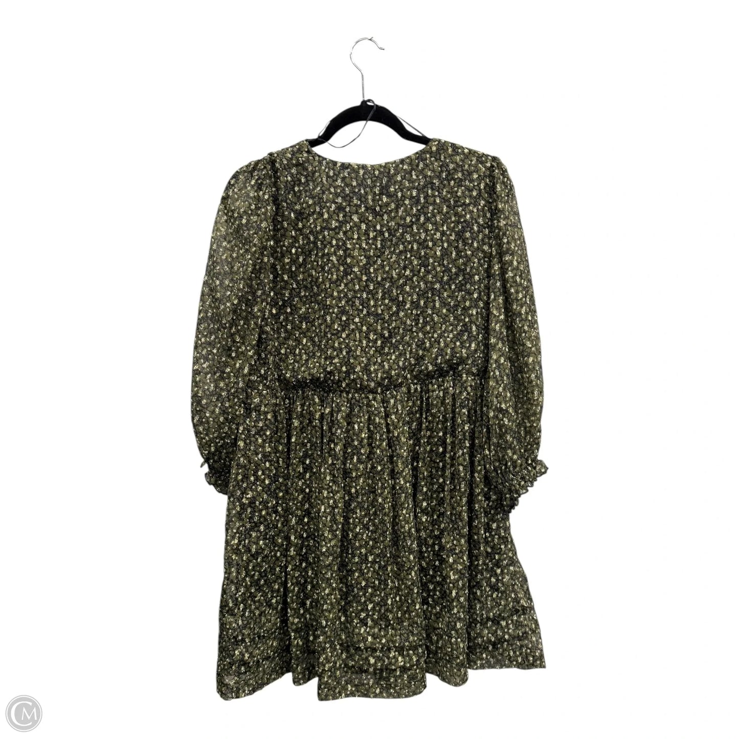Dress Casual Short By Urban Outfitters In Gold & Green, Size: S