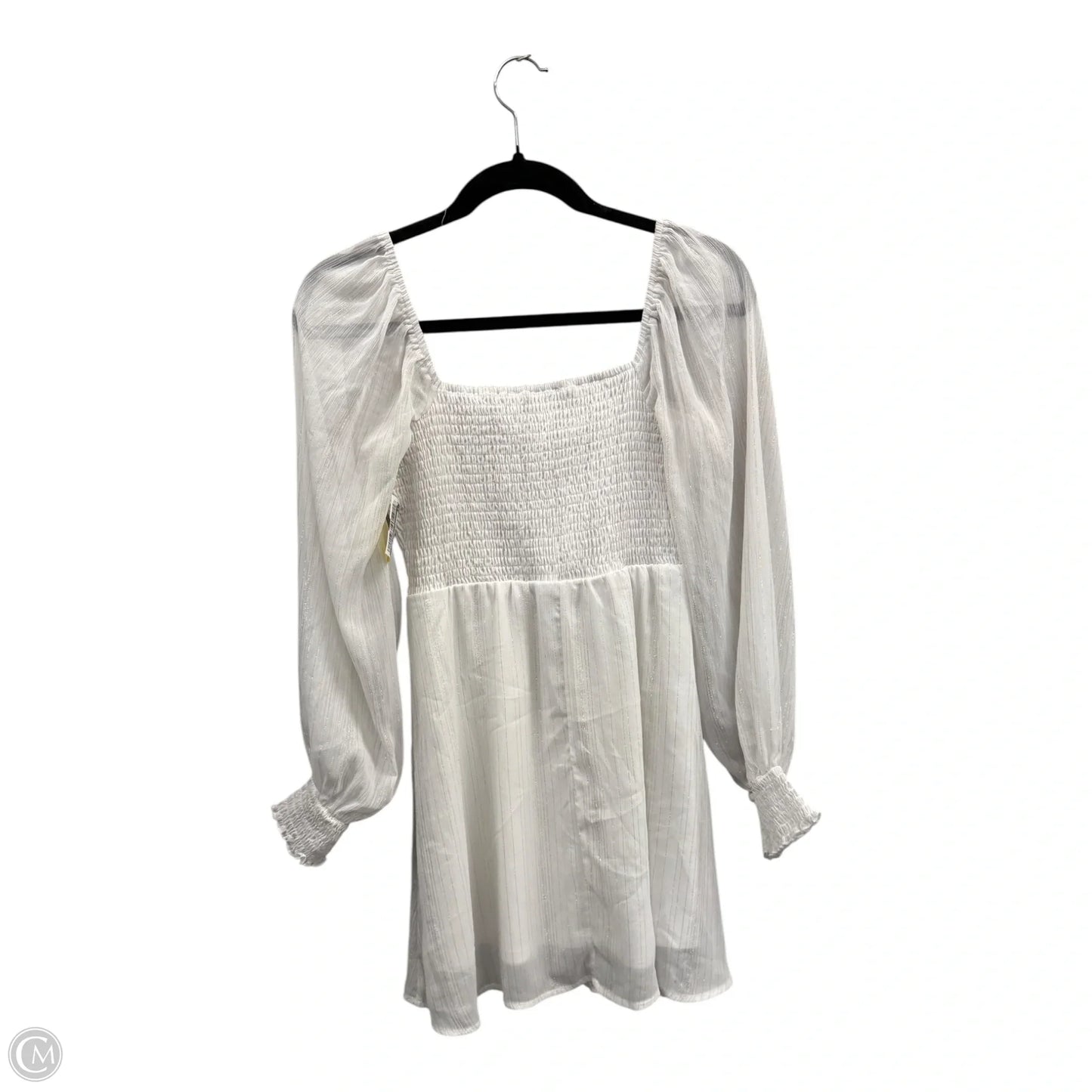 Dress Casual Short By Altard State In Silver & White, Size: S