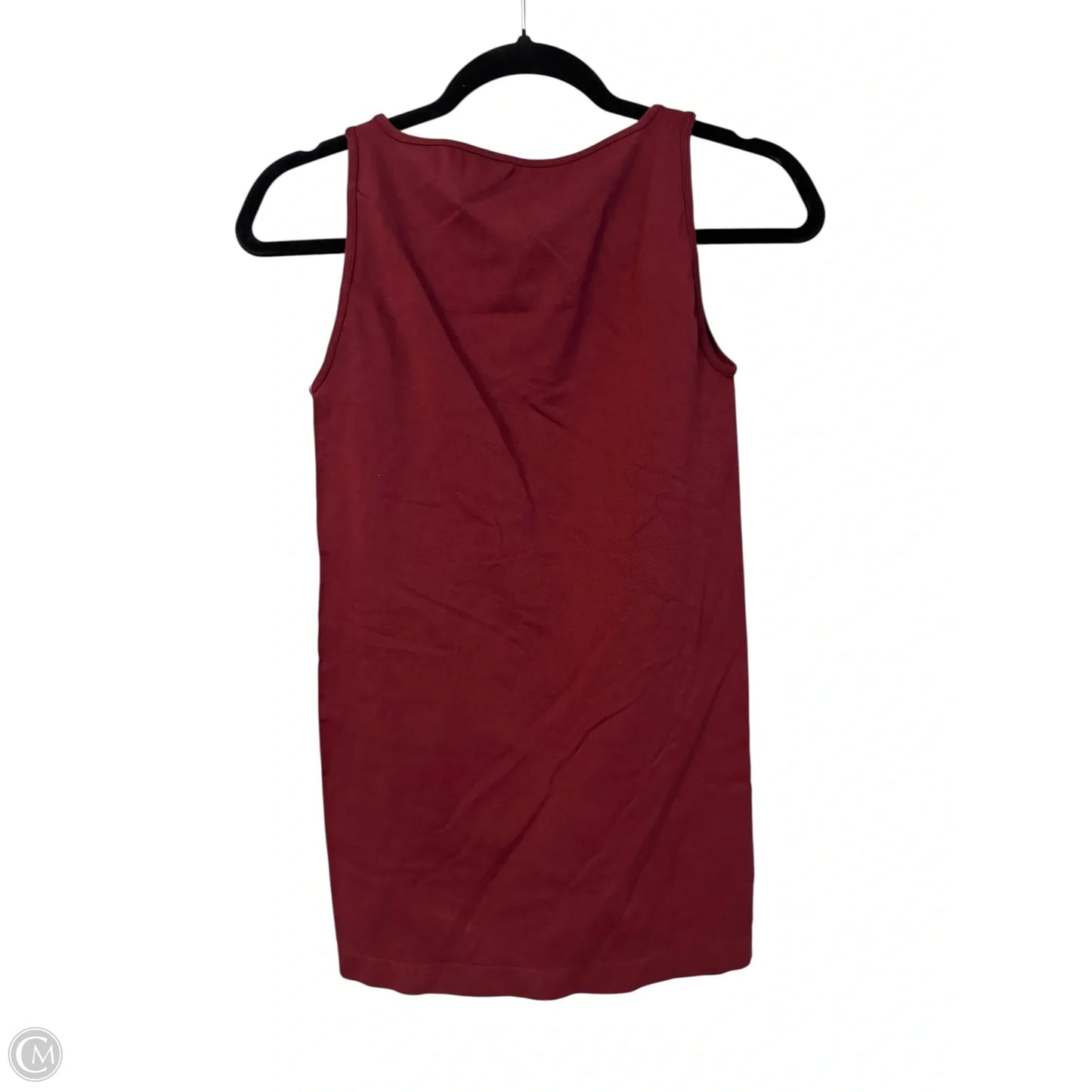Top Sleeveless By Zenana Outfitters In Maroon, Size: L