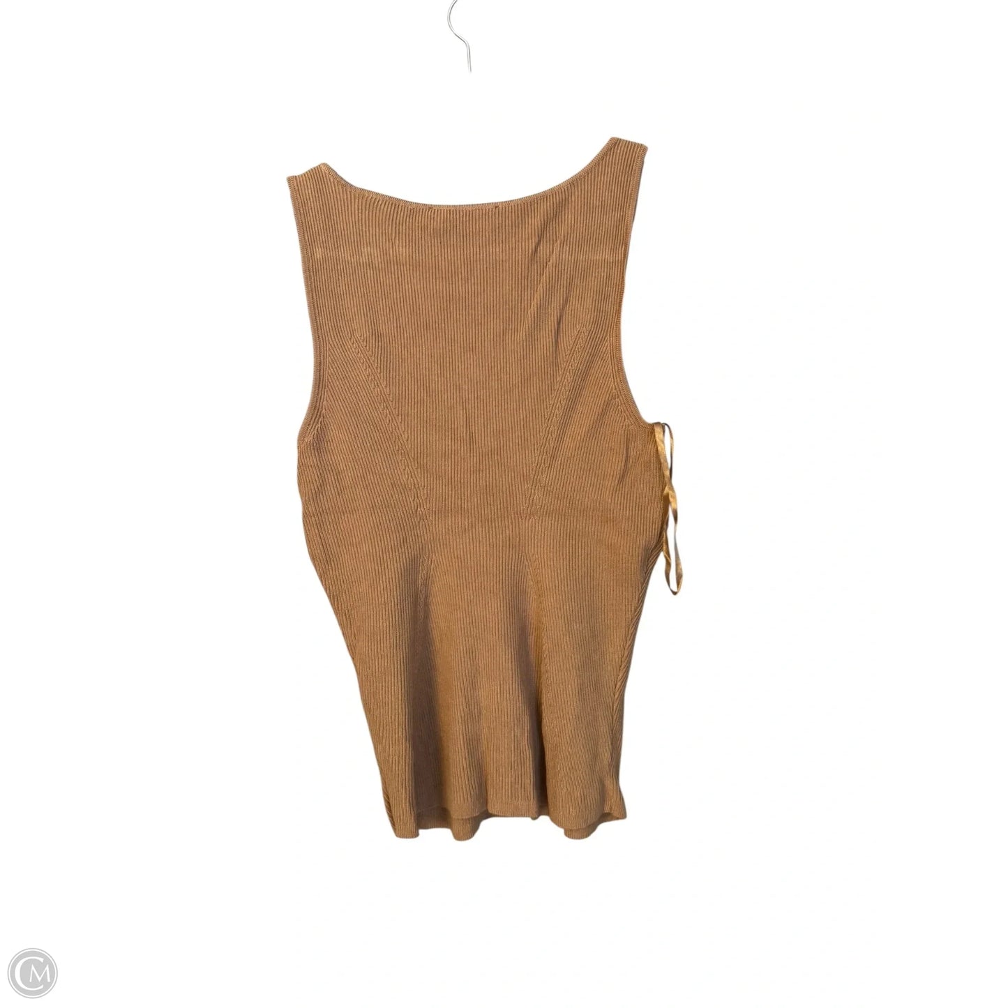 Top Sleeveless By White House Black Market In Tan, Size: L