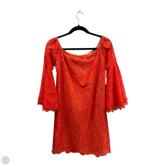 Dress Casual Short By Trina Turk In Orange, Size: 2