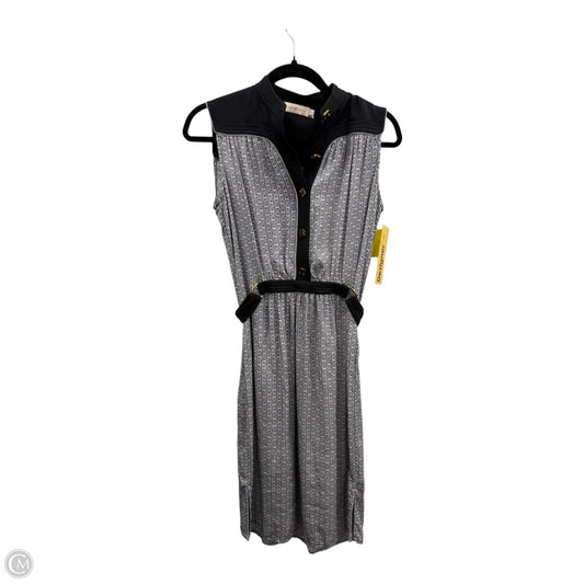 Dress Designer By Tory Burch In Black & Blue, Size: 0