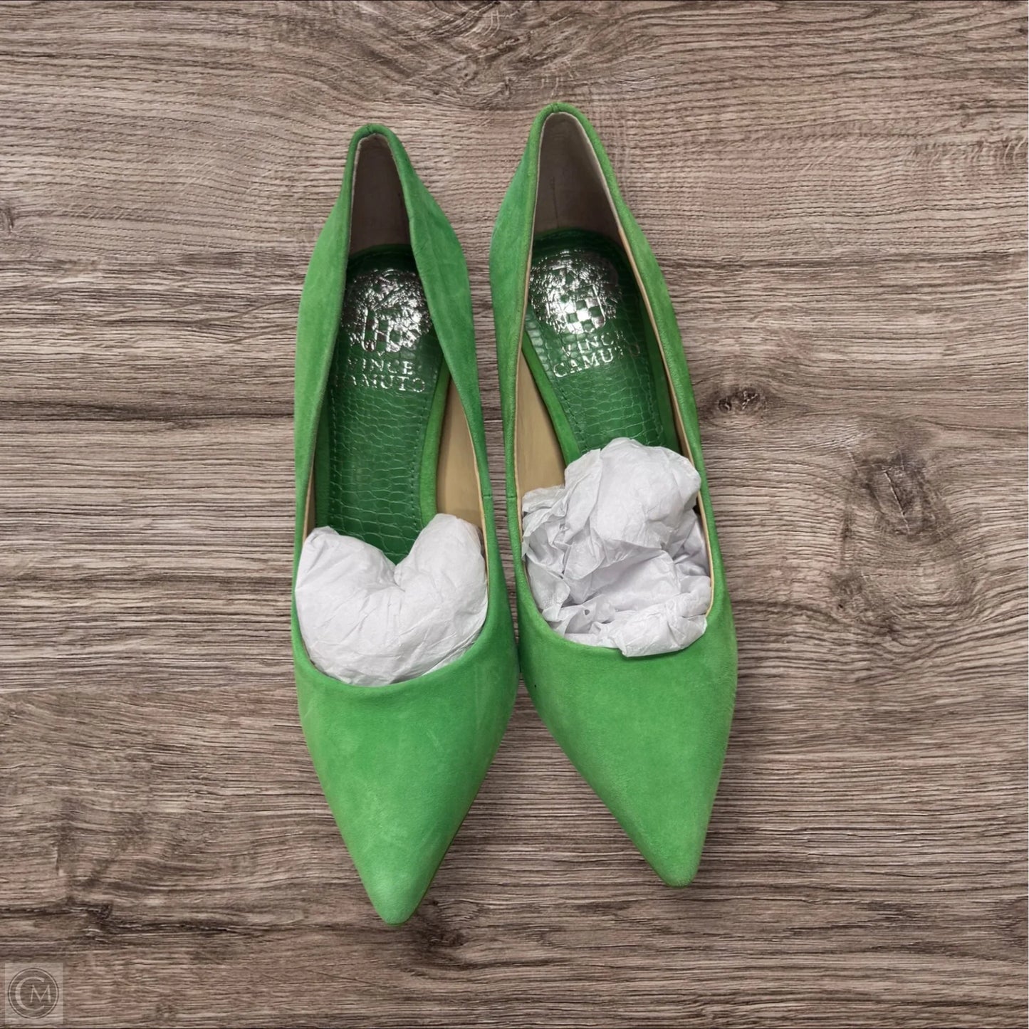 Shoes Heels Stiletto By Vince Camuto In Green, Size: 6