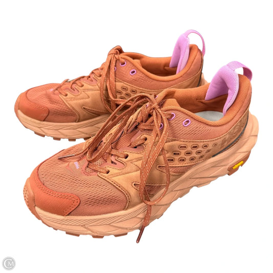 Shoes Athletic By Hoka In Orange, Size: 9