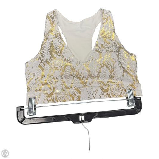 Athletic Bra By Fabletics In Snakeskin Print, Size: S