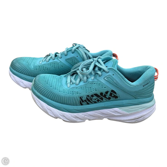 Shoes Athletic By Hoka In Teal, Size: 5