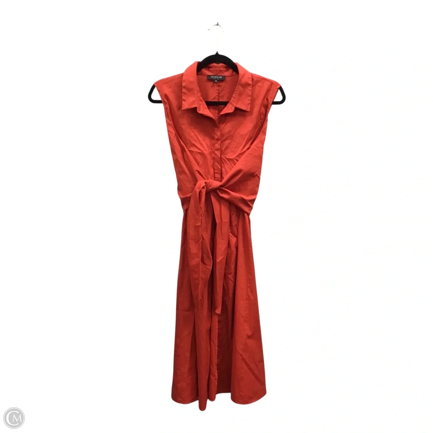 Dress Designer By Lafayette 148 In Orange, Size: Xl