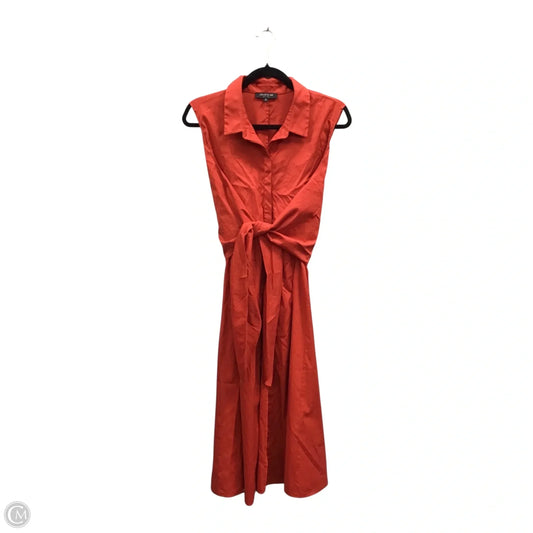 Dress Designer By Lafayette 148 In Orange, Size: Xl
