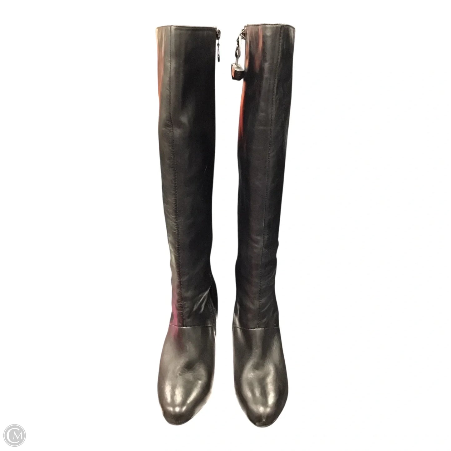 Boots Knee Heels By Me Too In Black, Size: 10