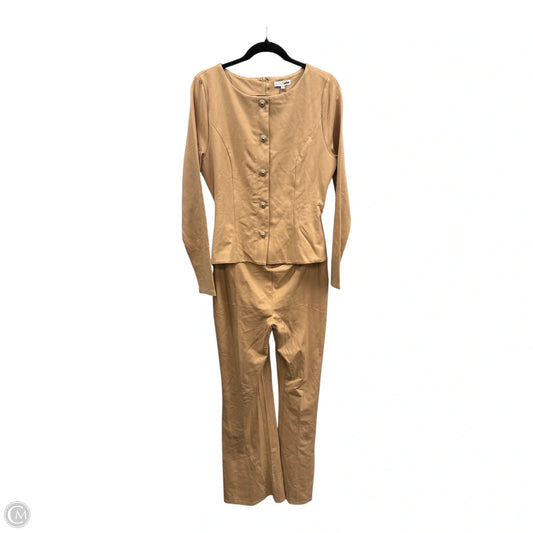 Jumpsuit By Fashion Nova In Tan, Size: Xl
