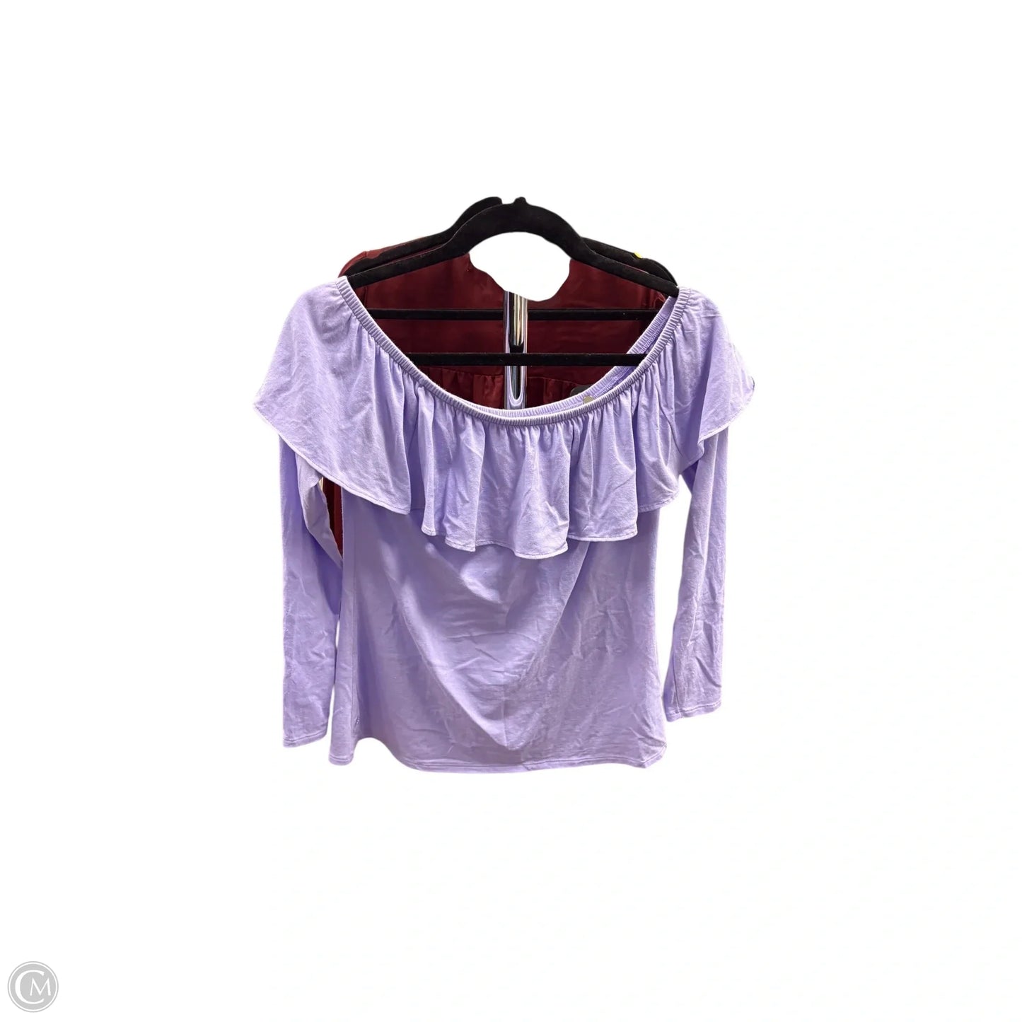 Top 3/4 Sleeve Designer By Lilly Pulitzer In Purple, Size: S