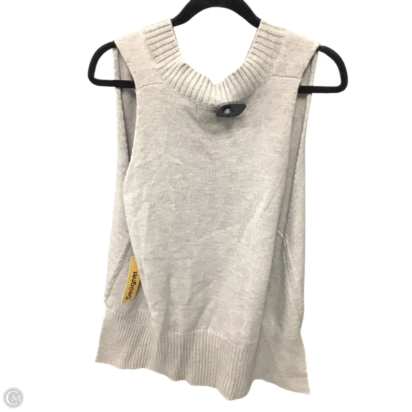 Vest Sweater By Anthropologie In Ivory, Size: L