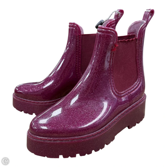 Boots Rain By Asos In Pink, Size: 7