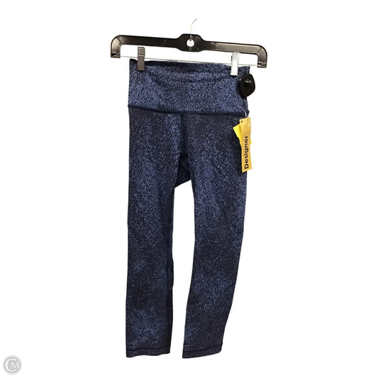 Athletic Leggings Capris By Lululemon In Blue, Size: 2