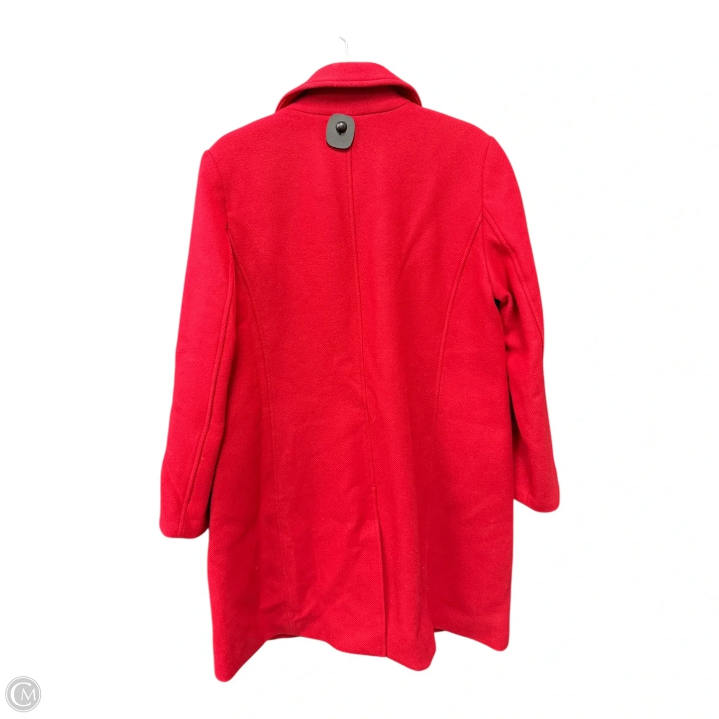Coat Peacoat By Talbots In Red, Size: 10