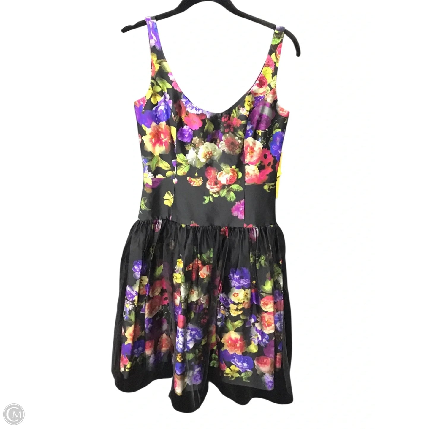 Dress Designer By Milly In Black & Pink, Size: 6