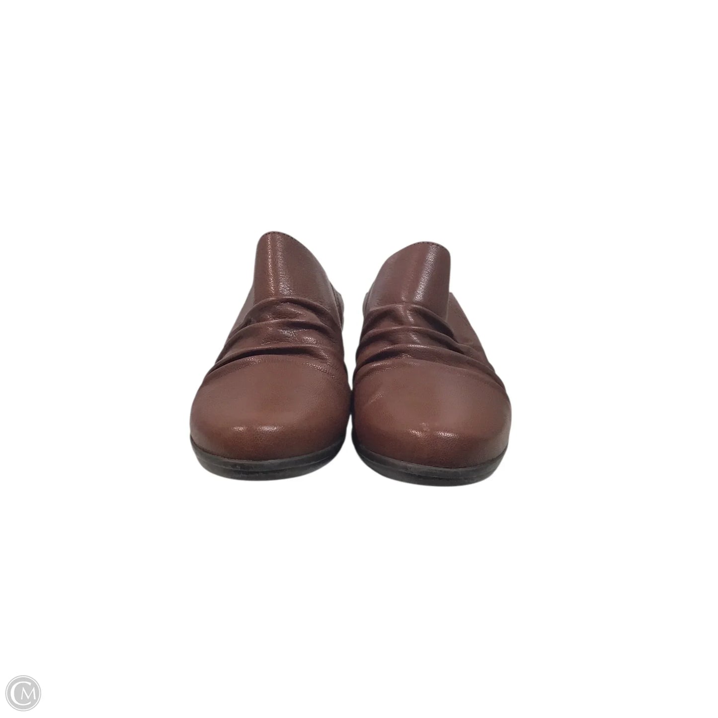 Shoes Heels Block By Clarks In Brown, Size: 7