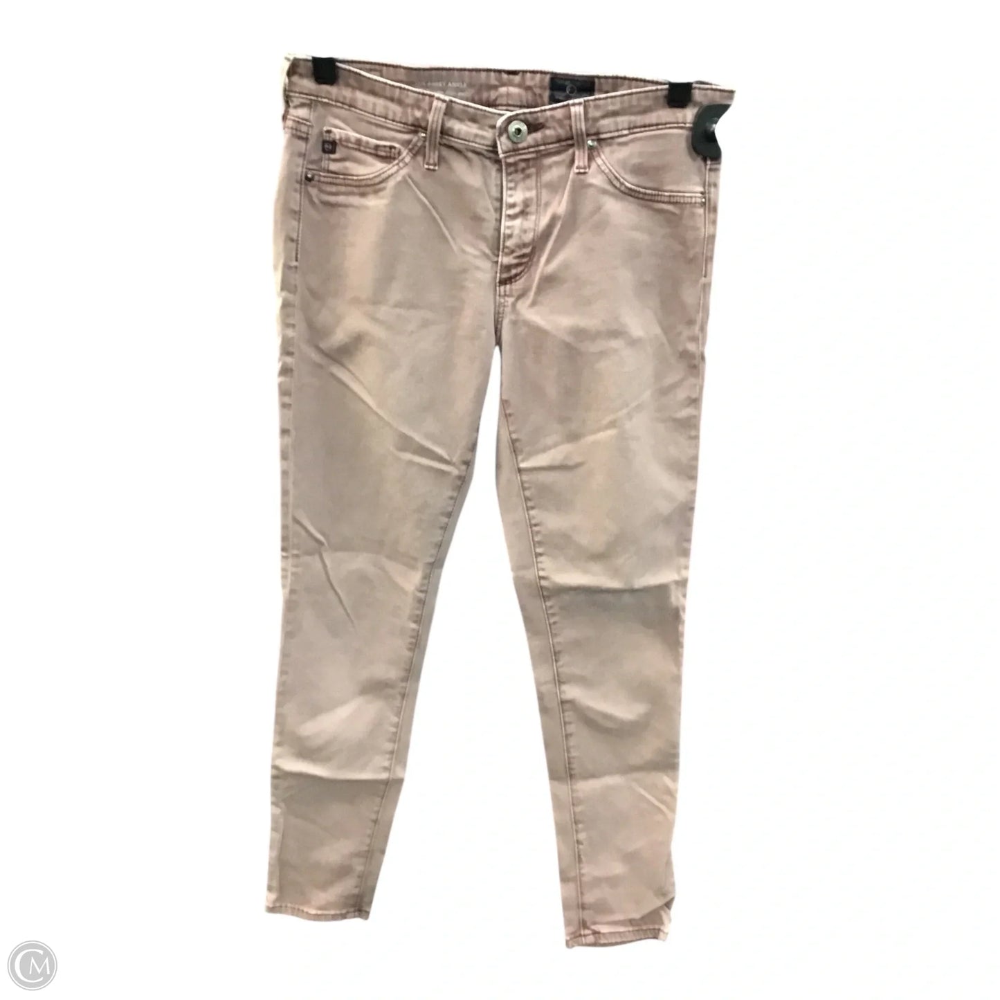 Jeans Skinny By Ag Jeans In Pink, Size: 2