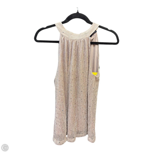 Blouse Sleeveless By Adrienne Vittadini In Pink, Size: M