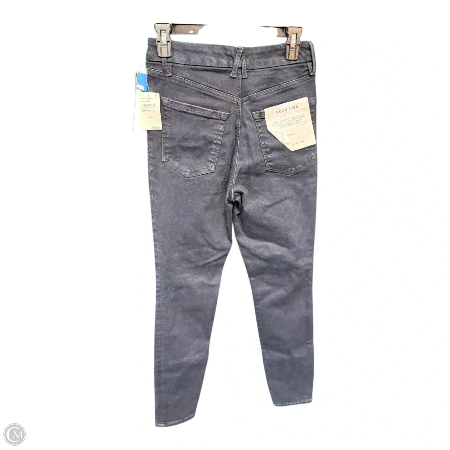 Jeans Skinny By Good American In Blue Denim, Size: 8