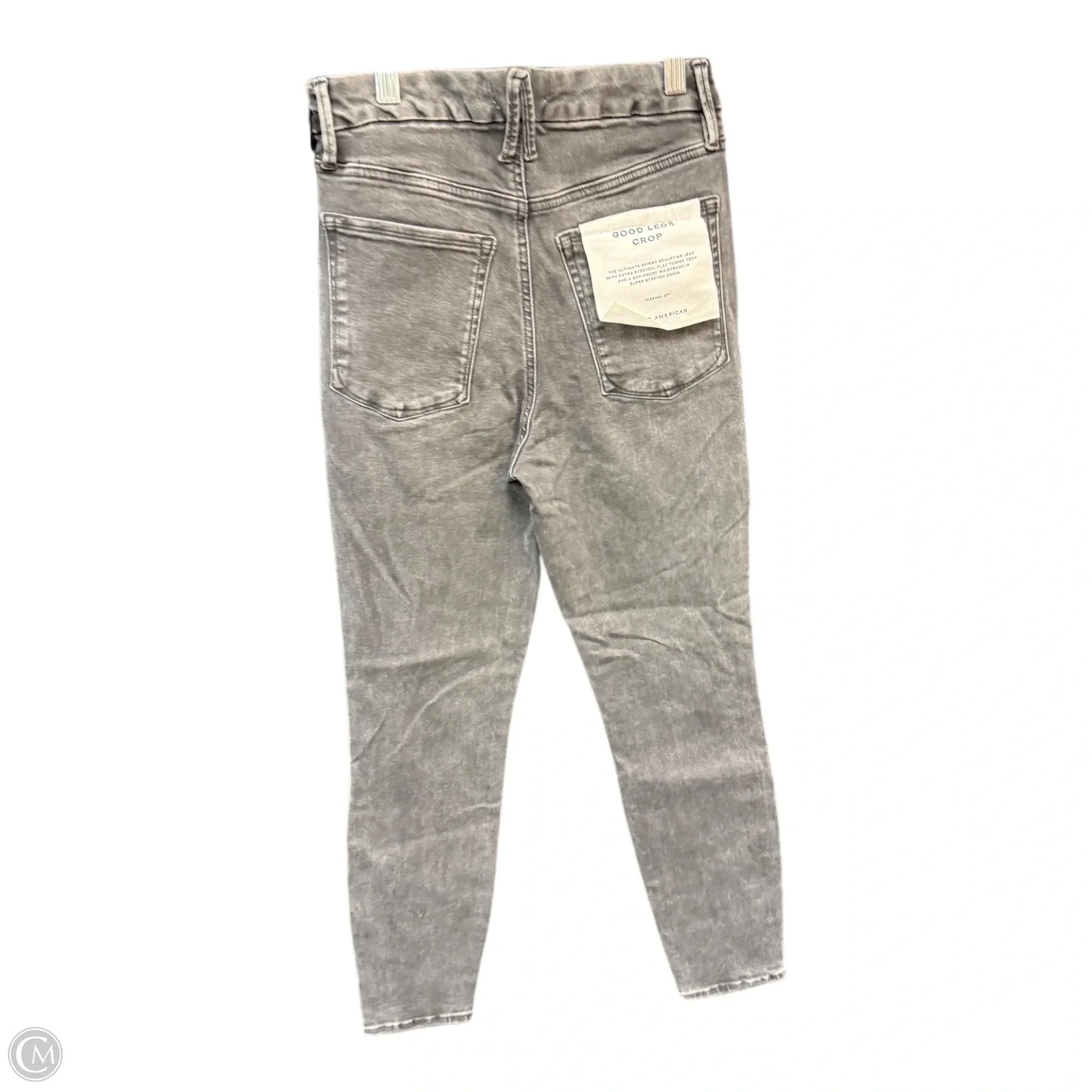 Jeans Skinny By Good American In Black Denim, Size: 10