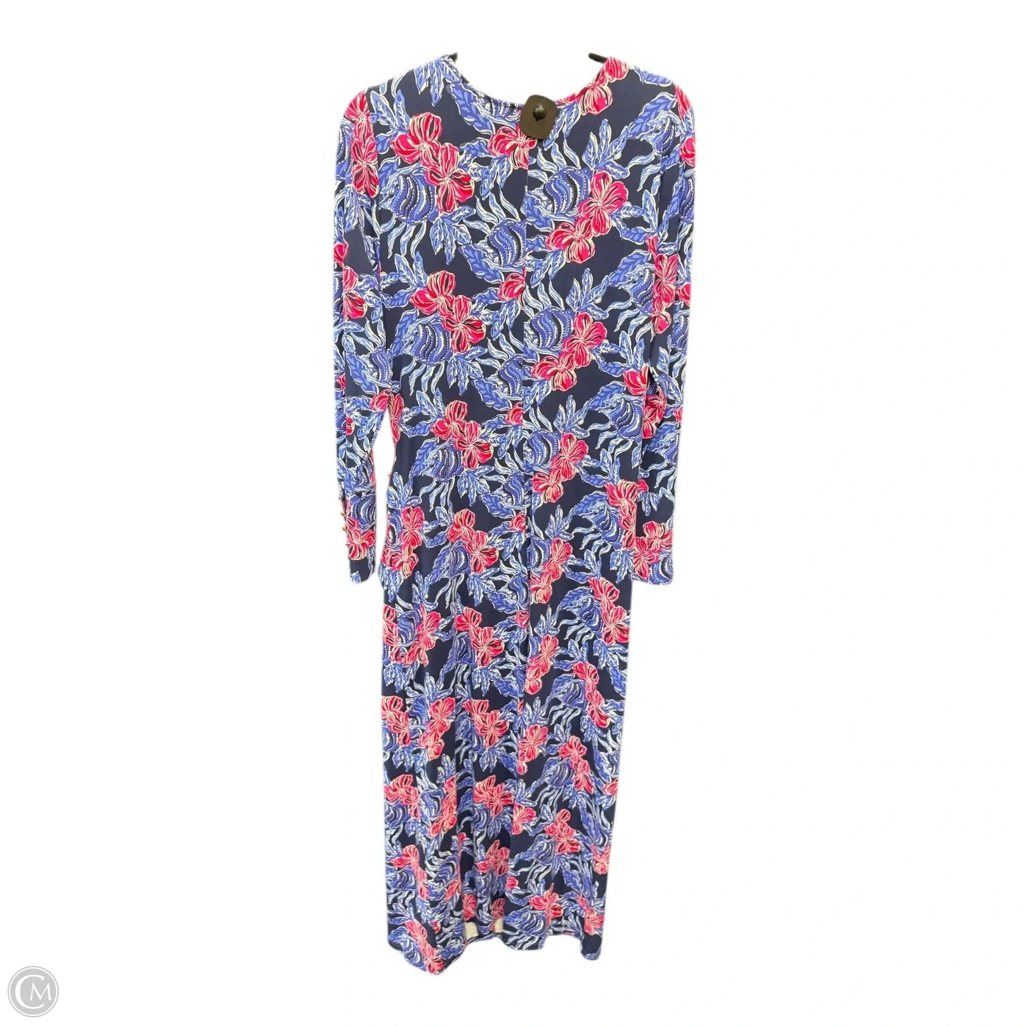 Dress Designer By Lilly Pulitzer In Blue & Pink, Size: Xl