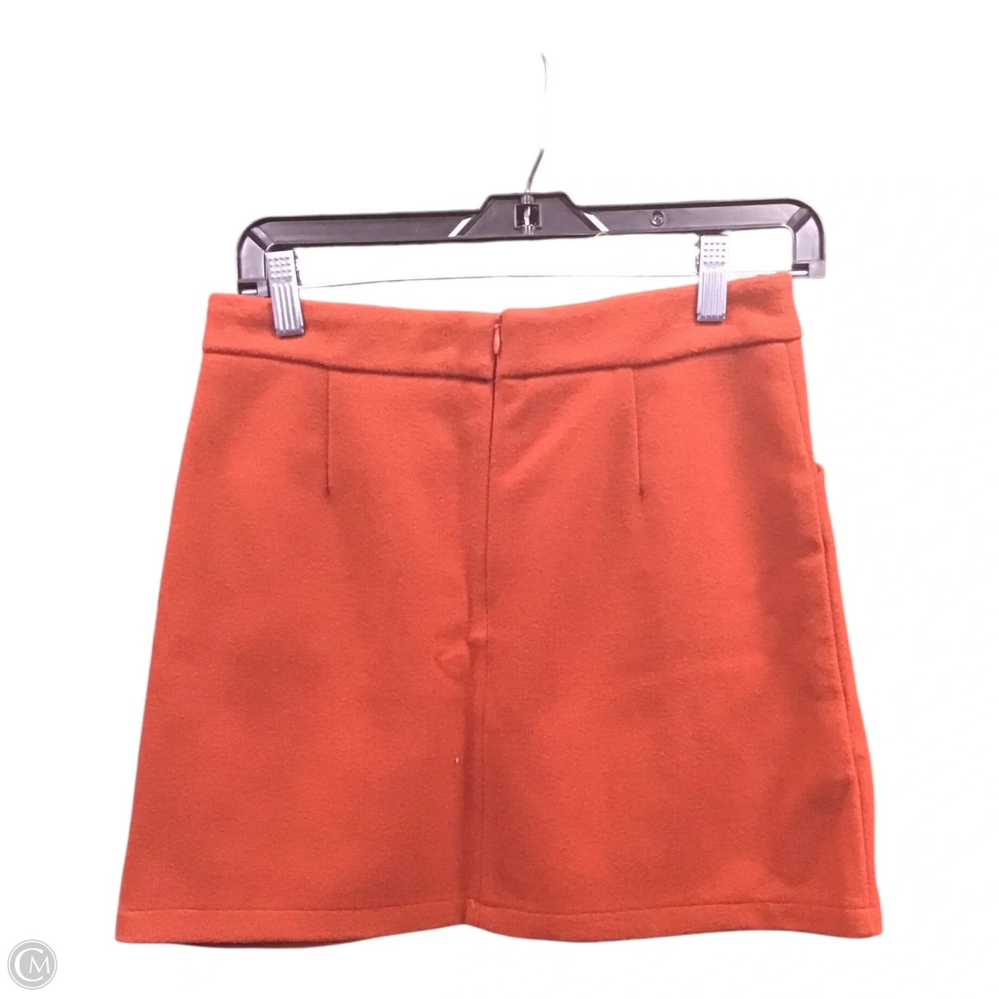Skirt Mini & Short By Aryeh In Orange, Size: S