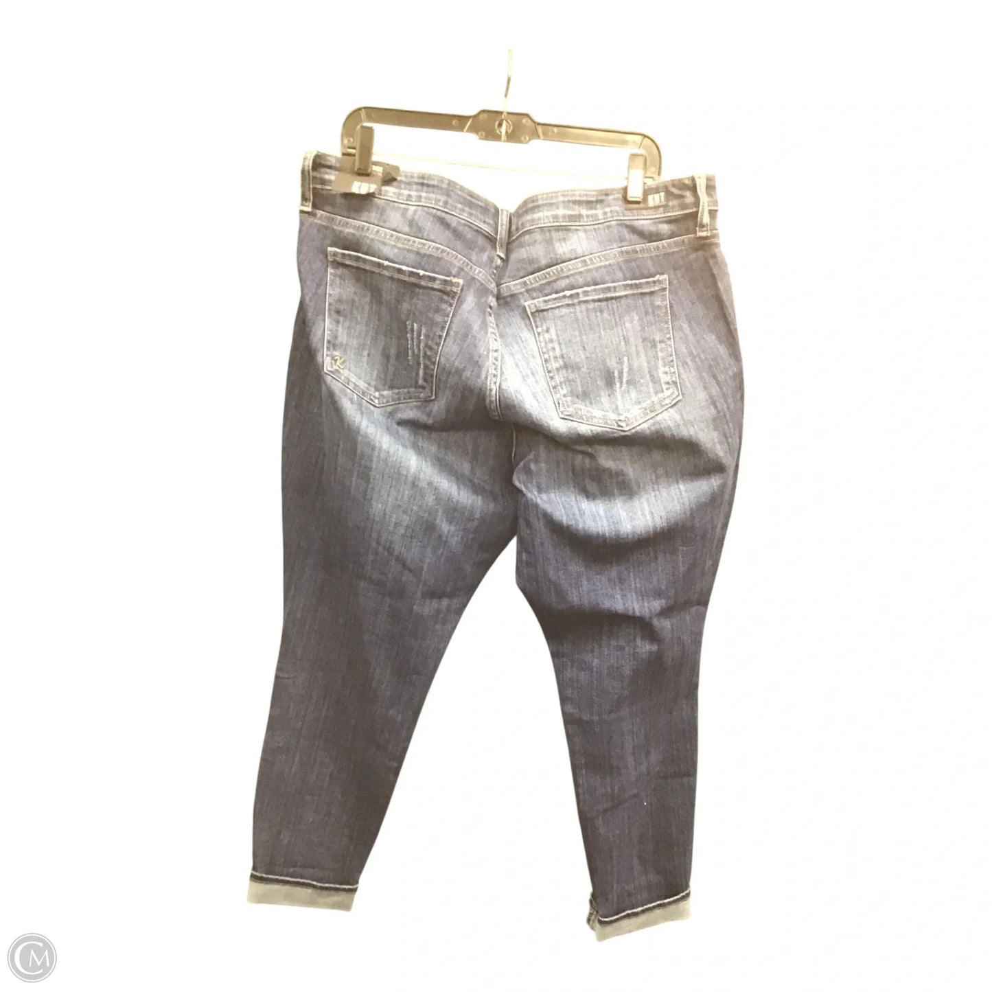 Jeans Boyfriend By Kut In Blue Denim, Size: 12