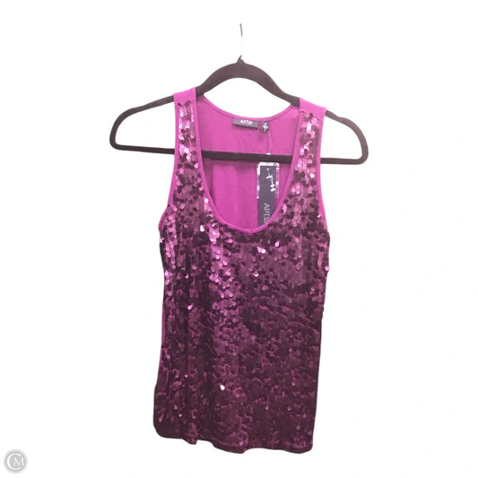 Top Sleeveless By Apt 9 In Maroon, Size: M