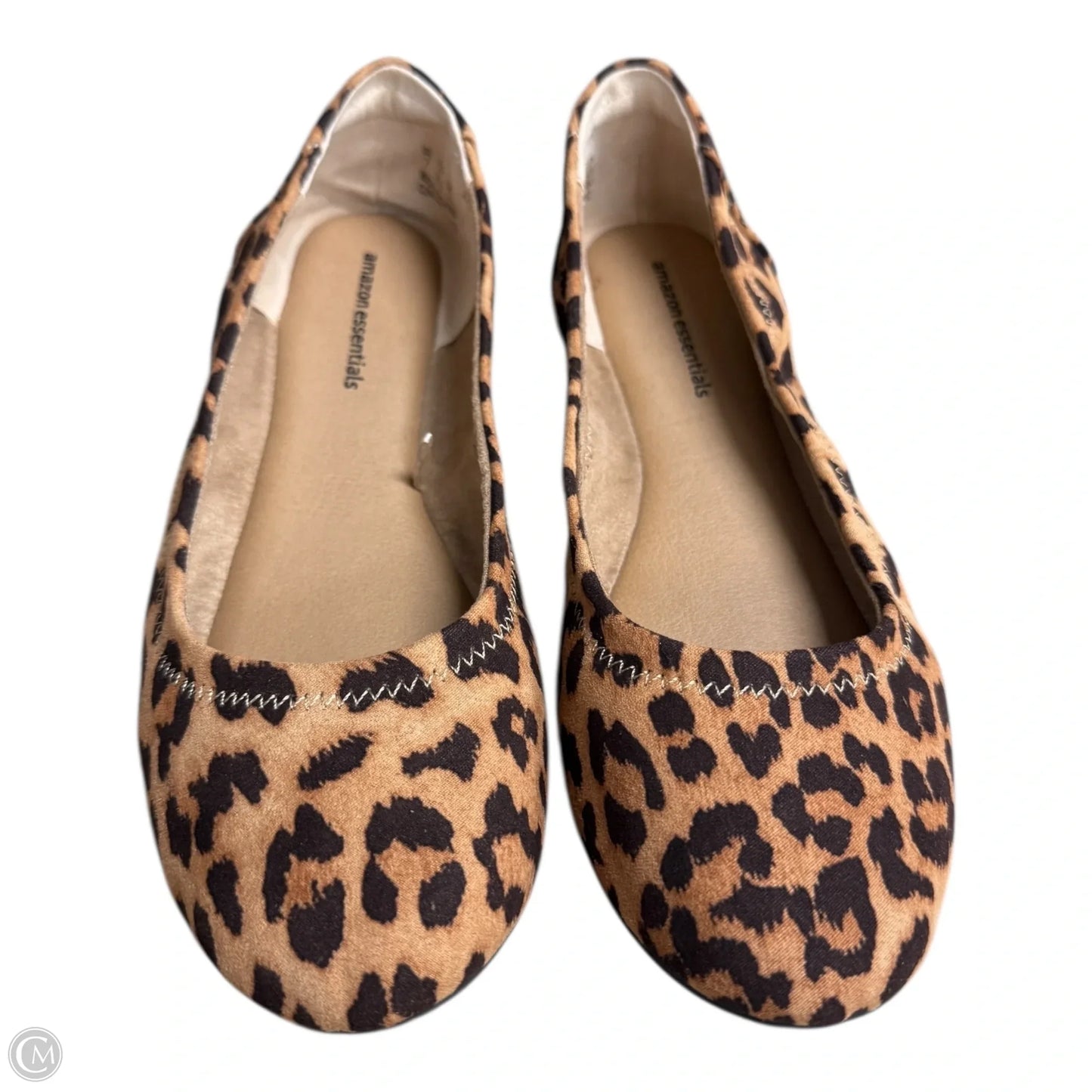 Shoes Flats By Amazon Essentials In Animal Print, Size: 7