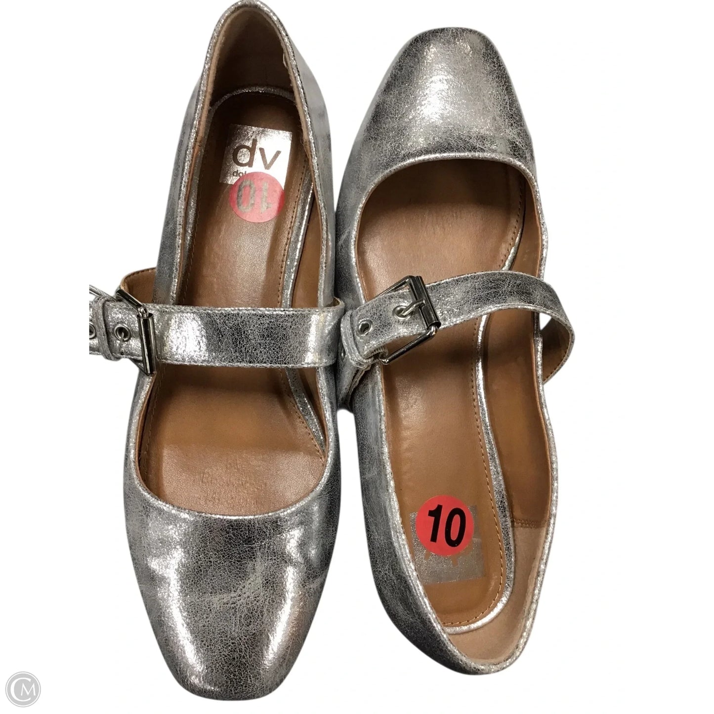 Shoes Flats By Dolce Vita In Silver, Size: 10