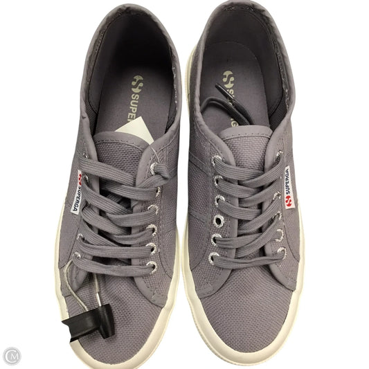Shoes Sneakers By Superga In Grey, Size: 8.5